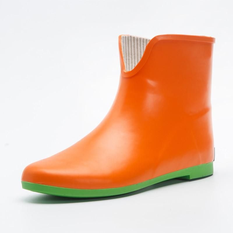 low rubber boots womens