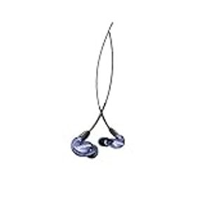 SHURE SE215SPE-PL-A SE215 Special Edition High Sound Insulation Earphones, Purple, In-Ear Type, High Sound Insulation, Recording, Gaming, Remote Work