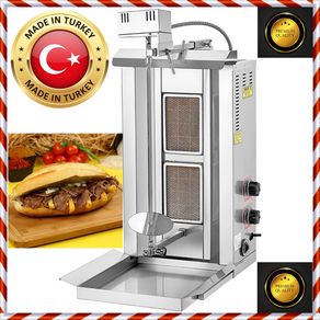 Shawarma grill machine gas doner kebab vertical automatic rotating BBQ grill
