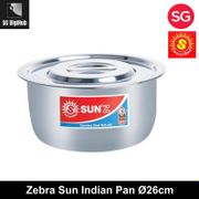 Zebra Sun Stainless Steel Indian Pan Ø26cm