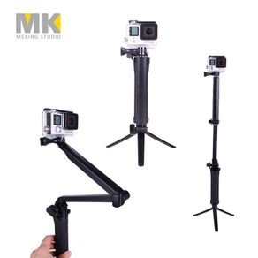 GOPRO Original 3 Way Grip Waterproof Selfie Stick Tripod Stand For