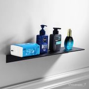 NEW🍓Brushed Gold Black White Bathroom Storage Rack 30-50cm Modern Bathroom Shelves Kitchen Wall Shelf Home Accessories 0