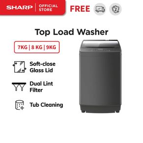 sharp 7kg top load washer shp esx705