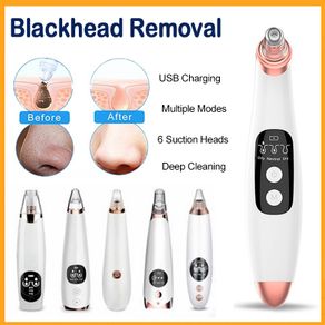 Wireless Electric Blackhead Remover Pore Vacuum Acne Pimple Removal Vacuum Suction Tool Facial Dermabrasion Machine Face Clean Skin Care