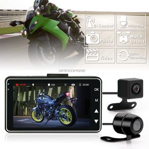 Motorcycle Camera DVR Motor Dash Cam Special Dual-Track Front Rear