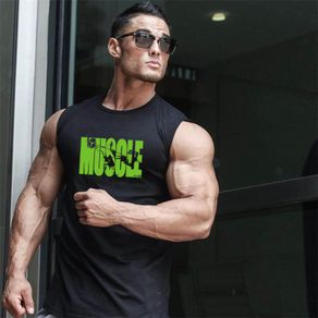 Mens Bodybuilding Tank Top Gym Fitness Singlet Sleeveless Muscle Vest Undershirt