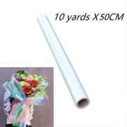 50cm Rainbow Cellophane Flower Floral Wrapping Paper Candy Cake Cookie Packaging Craft Gift Packing Colorful Cellophane Roll