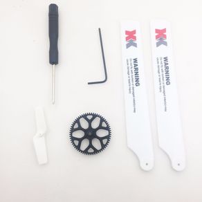 XK K120 RC Helicopter spare Parts accessories Main Blade+ main gear+ tail blade+tool