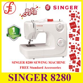 SINGER 8280 SEWING MACHINE + 1-Year Warranty + FREE Standard Accessories