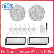 Accessory Kit for  Dreame W10 / W10 Pro Robot Vacuum Cleaner HEPA Filter Side Brush Mop Cloth Replacement Parts