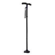 ICOCO Magic Cane Trekking Folding LED Light Safety Walking Stick Hiking Poles for Old Man T Handlebar Hiking Poles Cane Sale