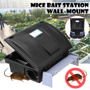 Plastic Rat Mouse Mice Rodent Bait Block Station Box Trap Cage