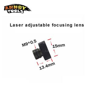 Adjustable focusing lens three Layer coated glass M9*0.5 for 405nm 445nm 450nm 1w 2w 2.5w 3w 5.5w laser diode module