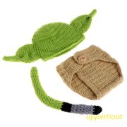 uppertiout Newborn Boy Girl Baby Crochet Knit Costume Photography Photo Prop Hat Outfit Set