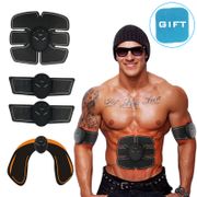 EMS ABS Muscle Stimulation Hip Trainer Wireless Electric Smart Fitness Abdominal Training Body Slimming Weight Loss Stickers
