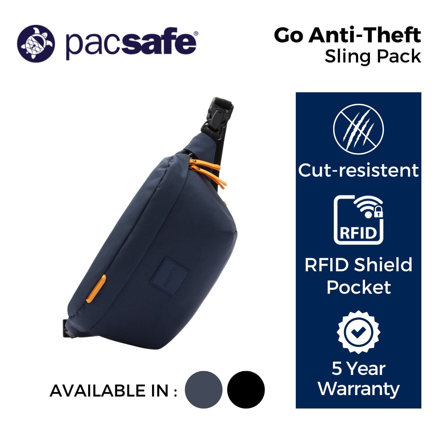 Pacsafe Venturesafe X Anti-Theft Sling Pack