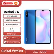 Global Version Xiaomi Redmi 9A 9 A Cellphone 2GB 32GB MTK Helio G25 Octa Core 6.53 inch 5000mAh 13MP AI Rear Camera Mobile Phone