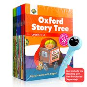 52 Books/set 1-3 Level Oxford Story Tree English Story Books Kindergarten Baby Reading Picture Book Educational Toys Children