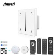 Wall Mounted Triac Dimmer 220V Wireless RF 2.4G Remote Control AC 110V 230V 220V Touch Panel Glass Smart Wifi LED Dimmer Switch