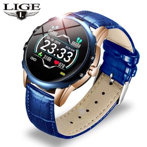 LIGE New Smart Watch Women Blood Pressure Heart Rate Monitor