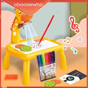 Children Trace and Draw Projector Toy Doodle Board Drawing Playset