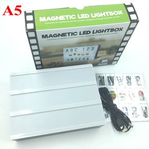 A4 A5 A6 Size LED Combination Night Light Box Lamp DIY Black/Colorful  Letters Cards USB AA Battery Cinema Lightbox White Pink