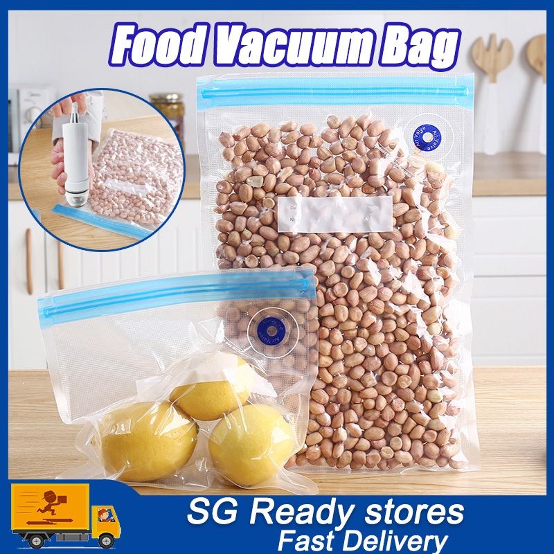  Sous Vide Bags 20pack Reusable Vacuum Food Storage Bags with 3  Sizes Vacuum Food Bags,1 Hand Pump,4 Sealing Clips for Food Storage and  Sous Vide Cooking (Green Kit) : Home 