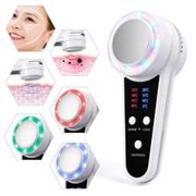 3 Colors Hot Cold Beauty Instrument Photon Rejuvenation Massager Skin Lifting Firming Facial Cool Warm Hammer Face Care Massager