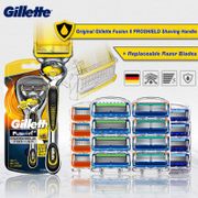 Gillette Fusion 5 Proshield Safety Straight Razor Manual Shaving Machine Cassettes Face Shaver With 5 Layers Replaceable Blades