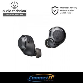 Audio Technica ATH-CKS50TW Solid Bass True Wireless Earbuds With Bluetooth 5.2 and IPX4 Rating (1 Year Local Warranty)