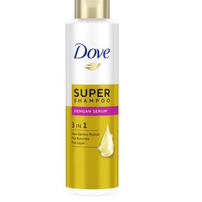 Stock Many QWATR Dove 3in1 Super Shampoo With Serum 2x125 mL 72