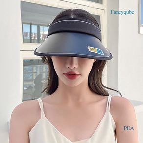 Fancyqube NEW Women Anti-Ultraviolet Sun Hatvisor Wide-Brimmed Hat Beach Hat Adjustable UV Protection Female Cap Packable Sun