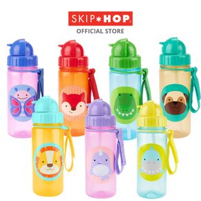 Skip Hop Zoo Straw Bottle - 13 oz - Dino
