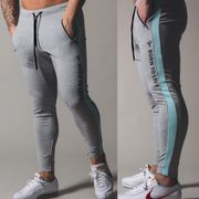 Casual Skinny Pants Men Joggers Sweatpants Cotton Trackpants Trousers Male Gym Fitness Bodybuilding Workout Sportswear Bottoms