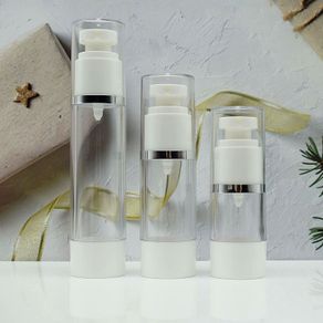 30ml plastic airless pump bottle for lotion emulsion eye essence serum liquid foundation recovery complex skin care packing
