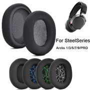 1 Pair Replacement Ear Pads Sponge Foam Earmuffs Cushion For Steelseries Arctis 1/3/5/7/9/PRO Headphones Gaming Headset