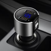 Urbanroad Car USB Mp3 Bluetooth Fm Transmitter Aux Wireless Audio Player Car Kit Handsfree Fm Modulator 3.4A Dual USB Charger