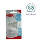 NUK Silicone Vented Teat Size 2 (Medium) - By First Few Years
