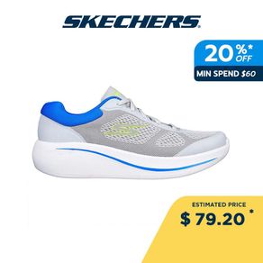 Skechers Men Max Cushioning Essential Running Shoes - 220723-GYMT - Air-Cooled Goga Mat, Sneakers, Casual