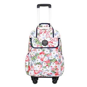 Women luggage Travel Trolley Bags Oxford travel luggage trolley  Wheeled Backpacks bags on wheels Rolling Luggage Backpack bags