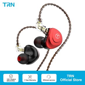 TRN V90S 5BA+1DD Metal Headset Hybrid HIFI Bass Earbuds In Ear Monitor Noise Earphone Noise Cancelling Earbuds Sport Headphone