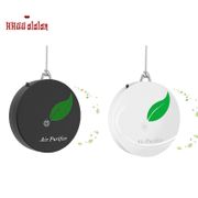 Personal Wearable Air Purifier Necklace Mini Portable Air Freshner Ionizer Negative Ion Generator For Adults Kids Black
