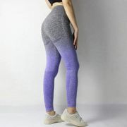 New Women Ombre Seamless Leggings High Waist Booty Sport Leggings Tummy Control Yoga Pants Fitness Gym Leggings Athletic Tights