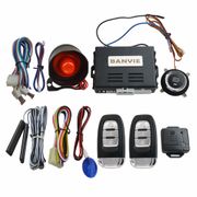 BANVIE PKE Car Security Alarm System with Remote Engine Starter / Start Stop Push Button / Passive Keyless Entry starline
