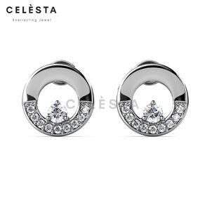 Her Jewellery CELÈSTA - Earrings Collection (925 Silver and 18k White Gold Plating)