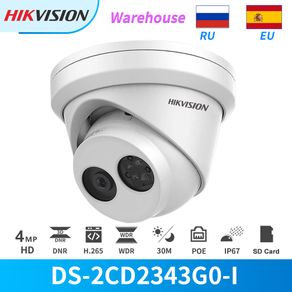 Hikvision English Version IP Camera DS-2CD2343G0-I 4MP IR Turret IP Network Camera
