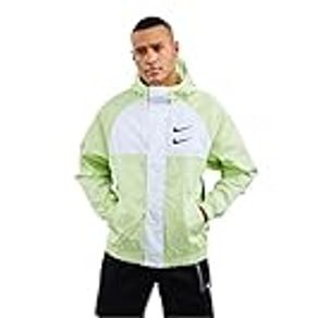 Nike Sportswear Swoosh Woven Mens Jackets Size S, Color: White/Mint