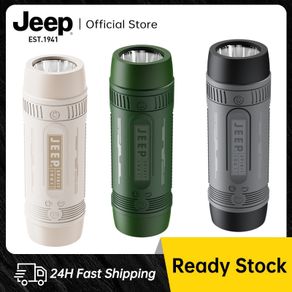 JEEP JPS-SC002 Portable Wireless Bluetooth Speaker With LED Flashlight/SOS/Radio/Power Bank Support AUX/TF Card Audio Player Music
