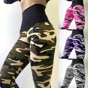 Women Camo Cargo Trousers Casual Pants Military Army Combat Camouflage Pants