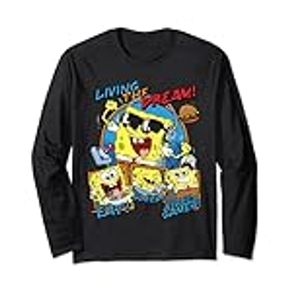 Spongebob Living The Dream! Long Sleeve T-Shirt